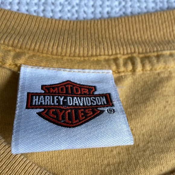 Retro Harley DavidsonNew River Gorge Hico White Water Rafting Biker Tee - Picture 6 of 14